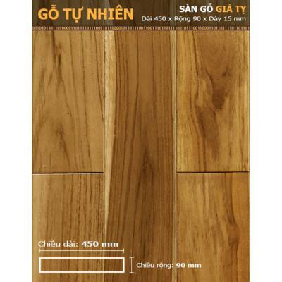 Sàn gỗ Giá tỵ (Teak) 450mm