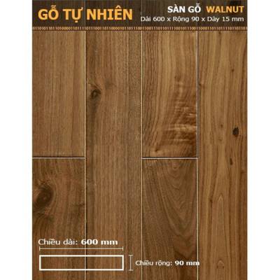 Sàn gỗ Walnut ( Óc chó ) 600mm