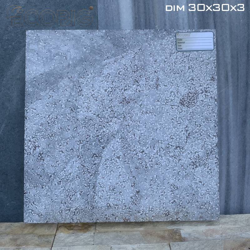Đá băm toàn phần ghi sáng Thanh Hóa 30x30x3cm 		