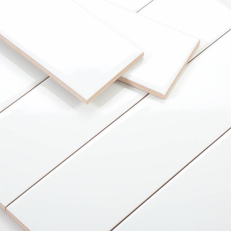 Gạch thẻ ốp tường trắng bóng 75x300mm M75300Z 		