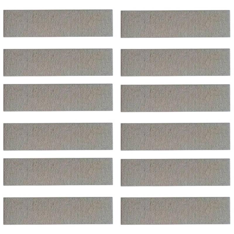 Gạch thẻ ốp tường màu xám bề mặt sần 60x240mm 62401 		