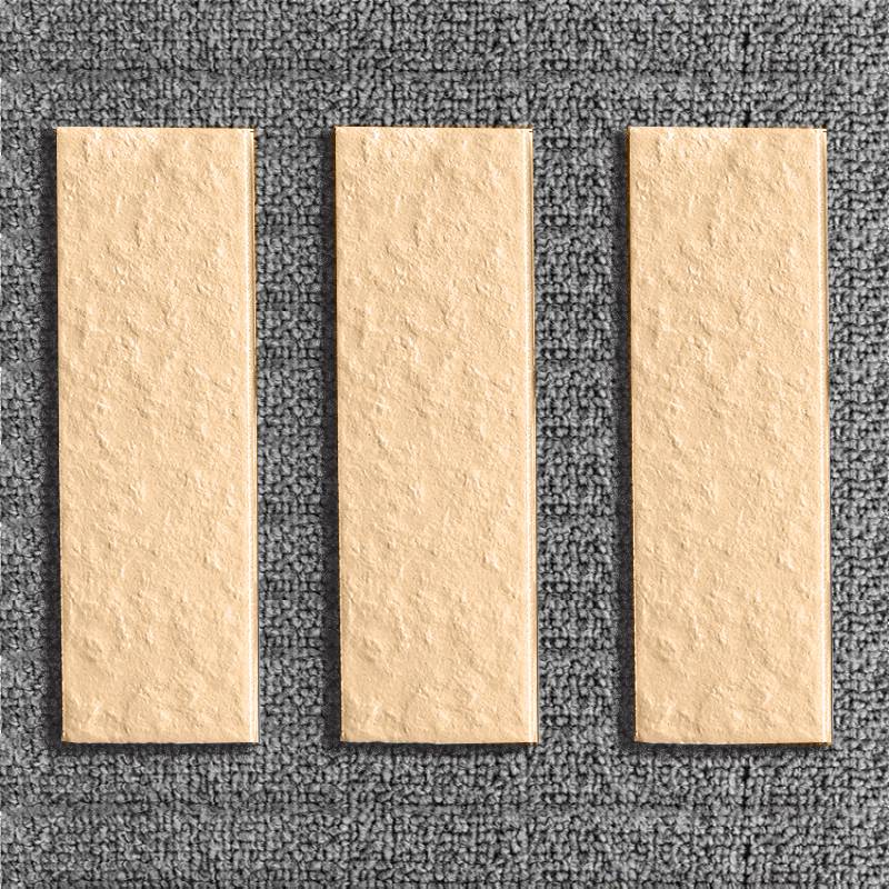 Gạch thẻ ốp tường ngoại thất màu vàng hồng 45x145mm 45803 		