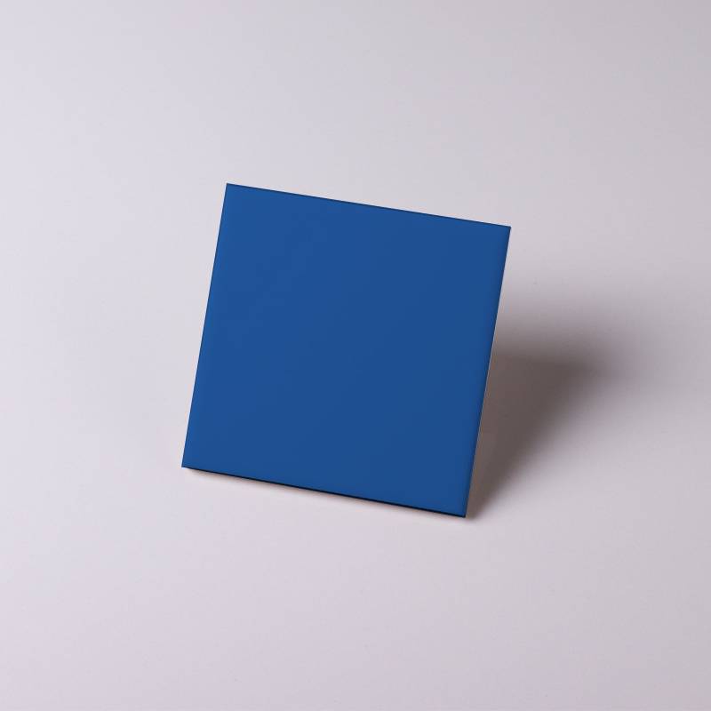 Gạch thẻ ốp tường ngoại thất màu xanh dương 100x100mm 1622 		