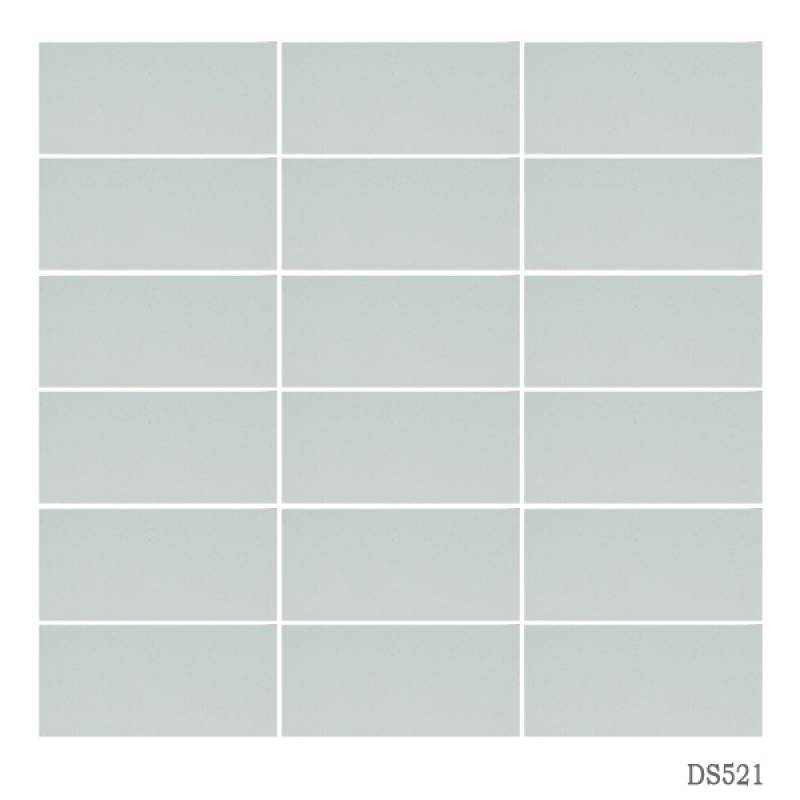 Gạch thẻ ốp tường màu trắng sữa 45x95mm 521 		