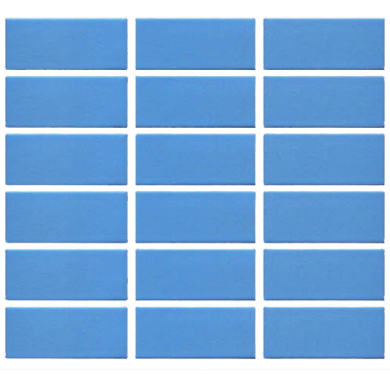 Gạch thẻ ốp tường màu xanh da trời 45x95mm 571 		